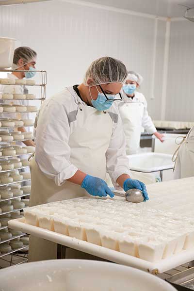 Mothais sur feuille moulé a la louche