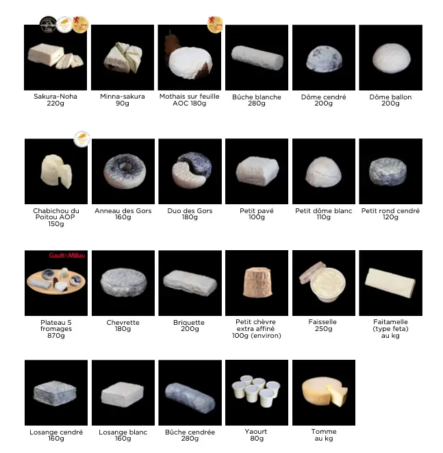 Gamme Fromagerie des Gors